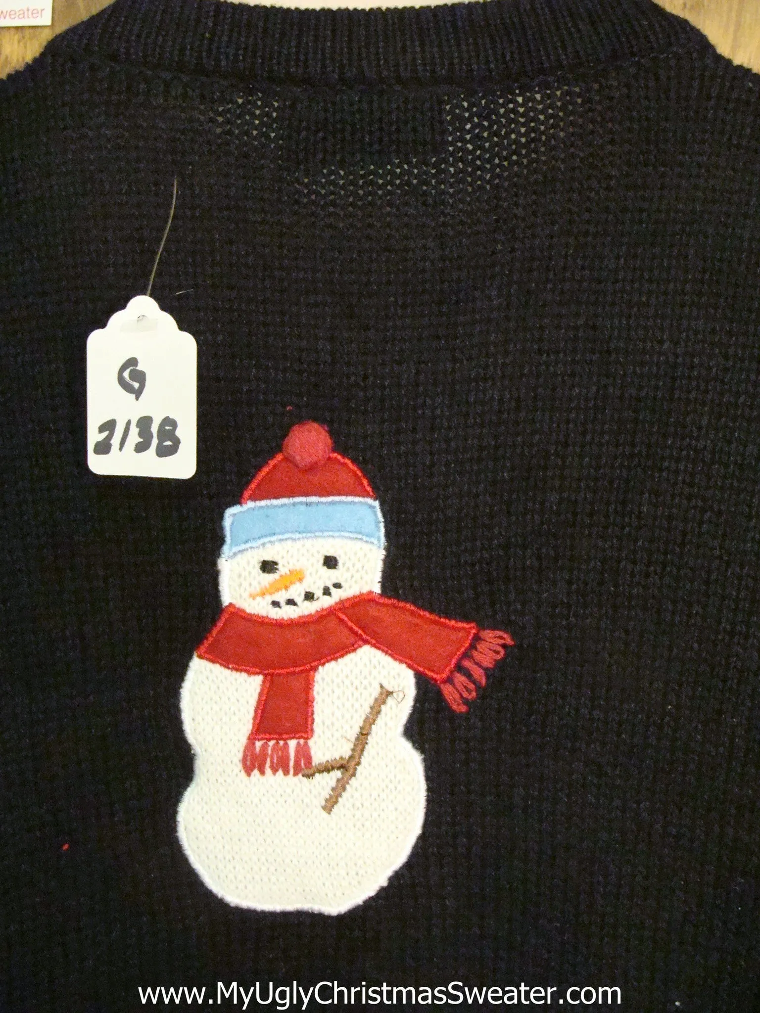 Snowman Family Festive Light Up Ugly Xmas Sweater