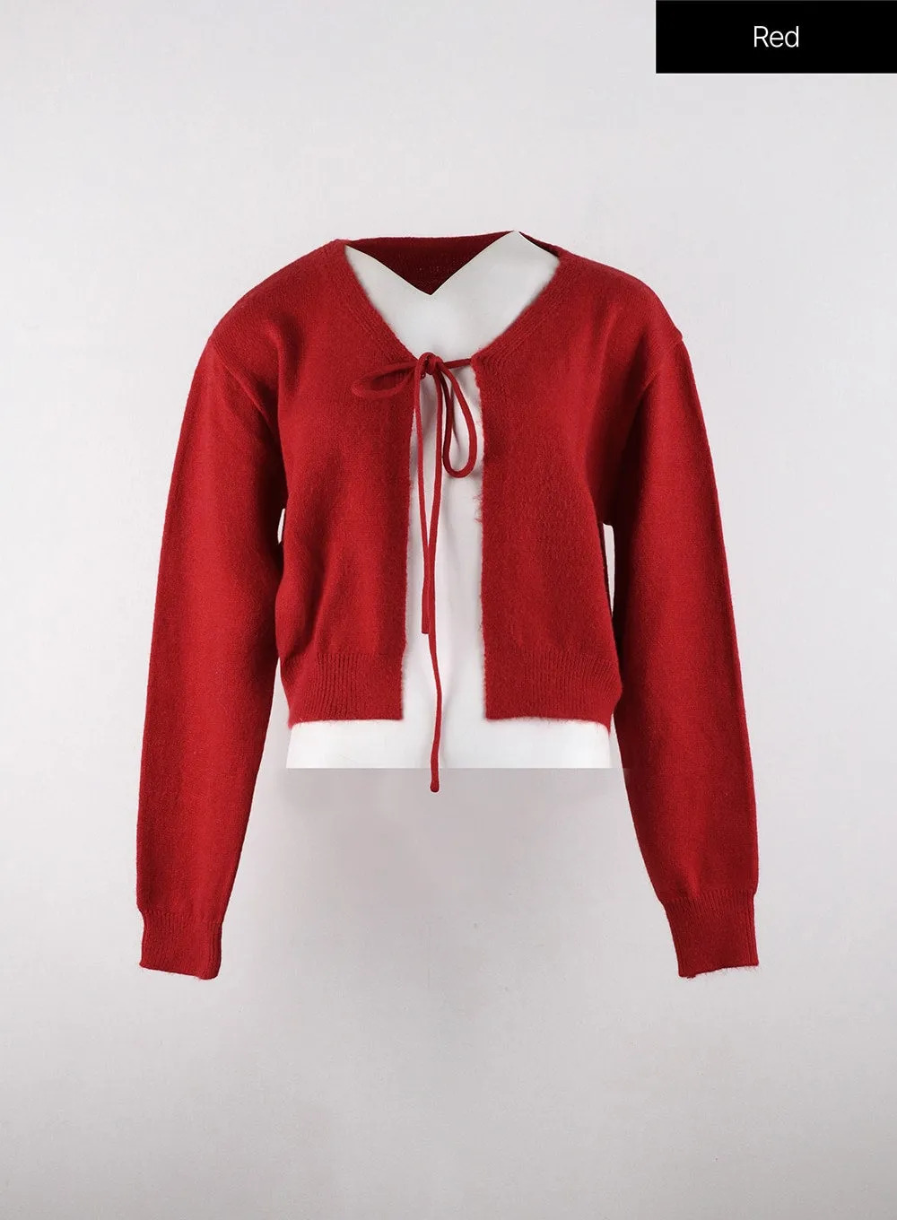 V-Neck Tie Cardigan OD321