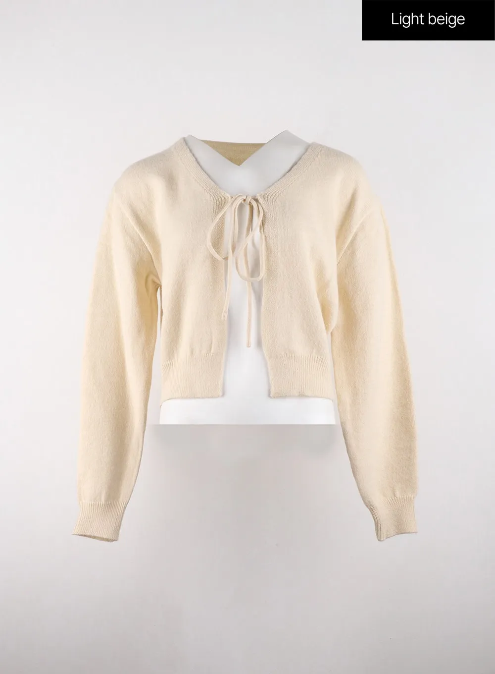 V-Neck Tie Cardigan OD321