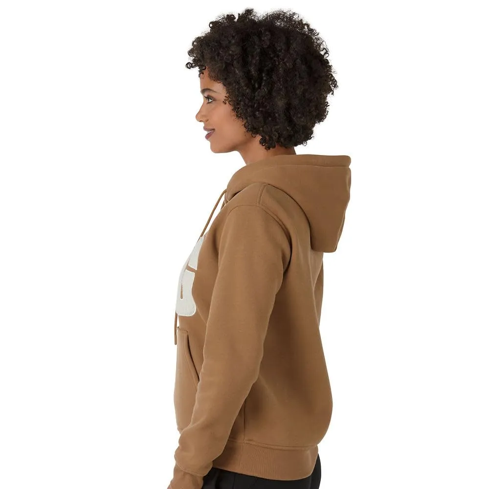 Women's Apparel UGG REY UGGFLUFF LOGO HOODIE 1144506 CHESTNUT PLASTER