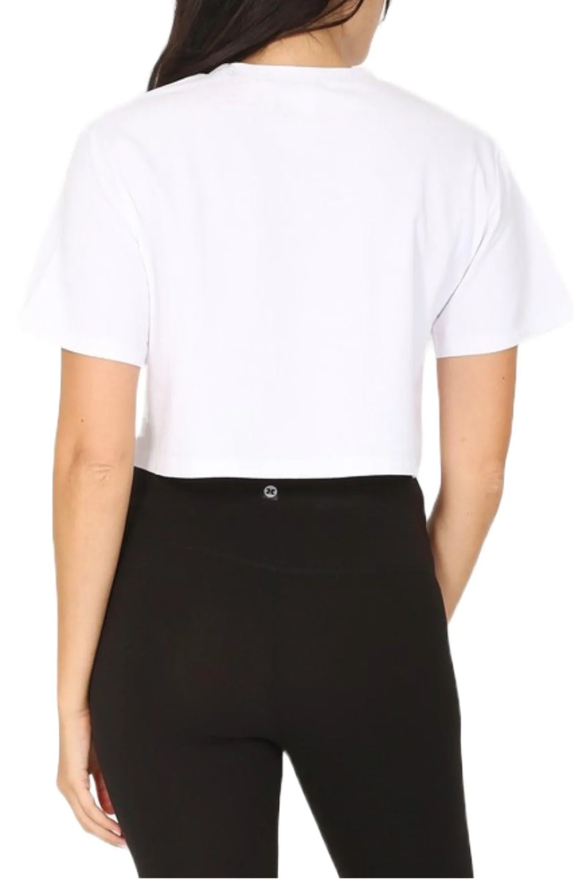 Women's Oversized Short Sleeve Cropped T-Shirt